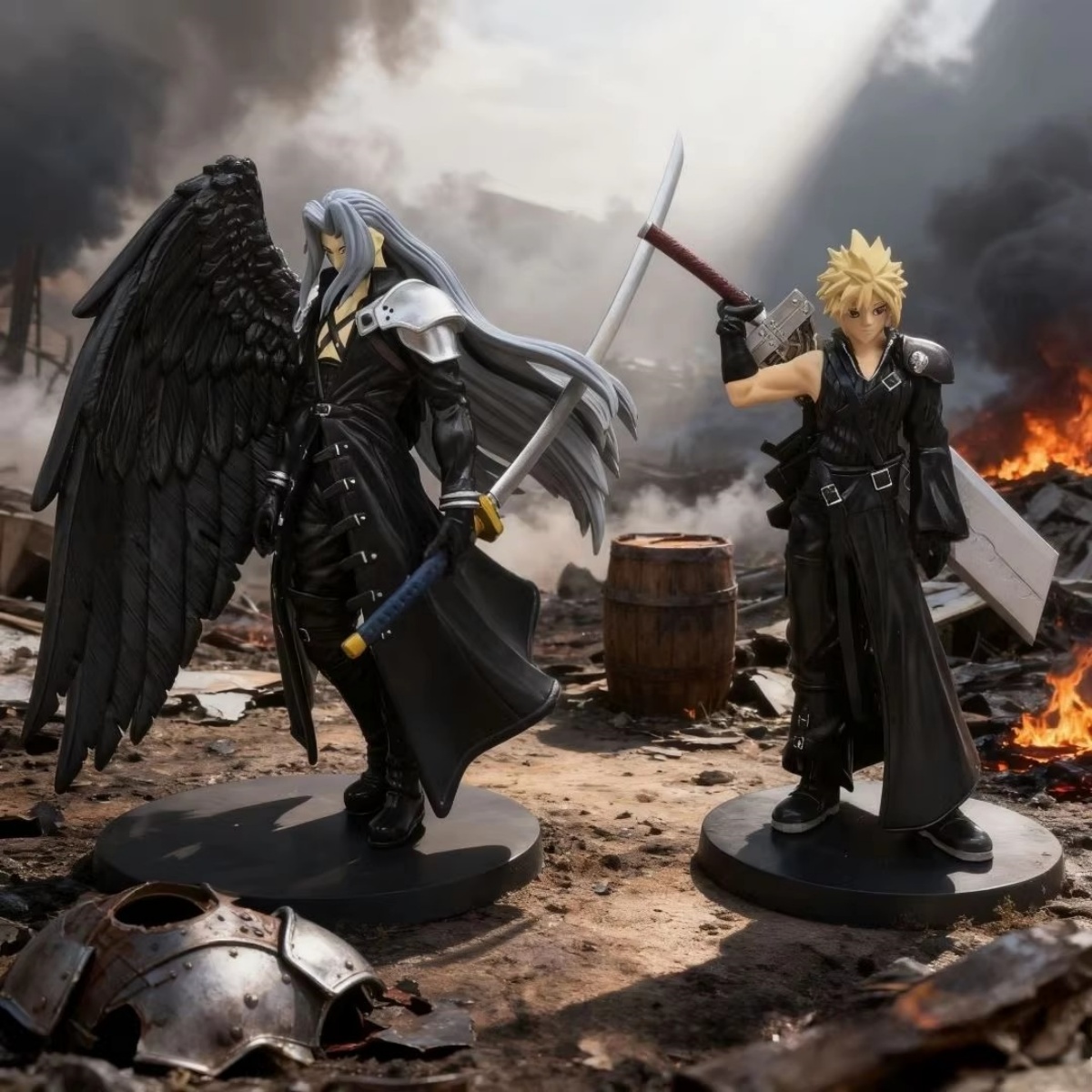 Model Kit Final Fantasy - Figuras de acción de anime, Ryu,