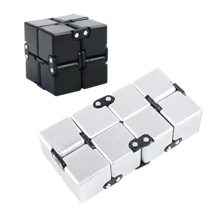 Model Kit Infinite Dimension - Cubo infinito de Metal para aliviar