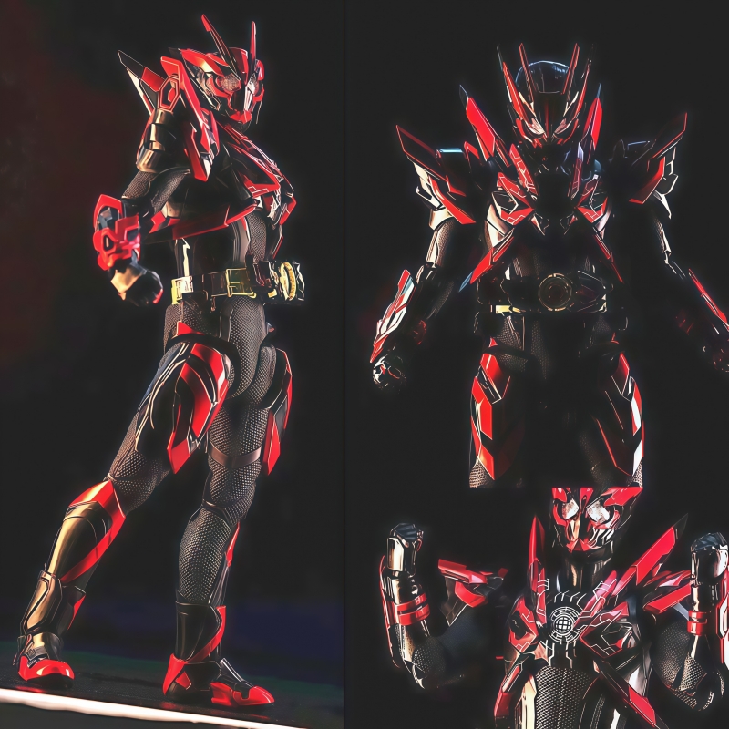 Model Kit Final Fantasy - Figura de Kamen Rider de 15cm,