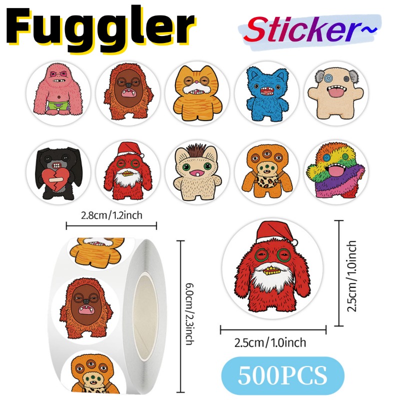 Model Kit New - Nuevas pegatinas bidimensionales Fuggler, accesorios de