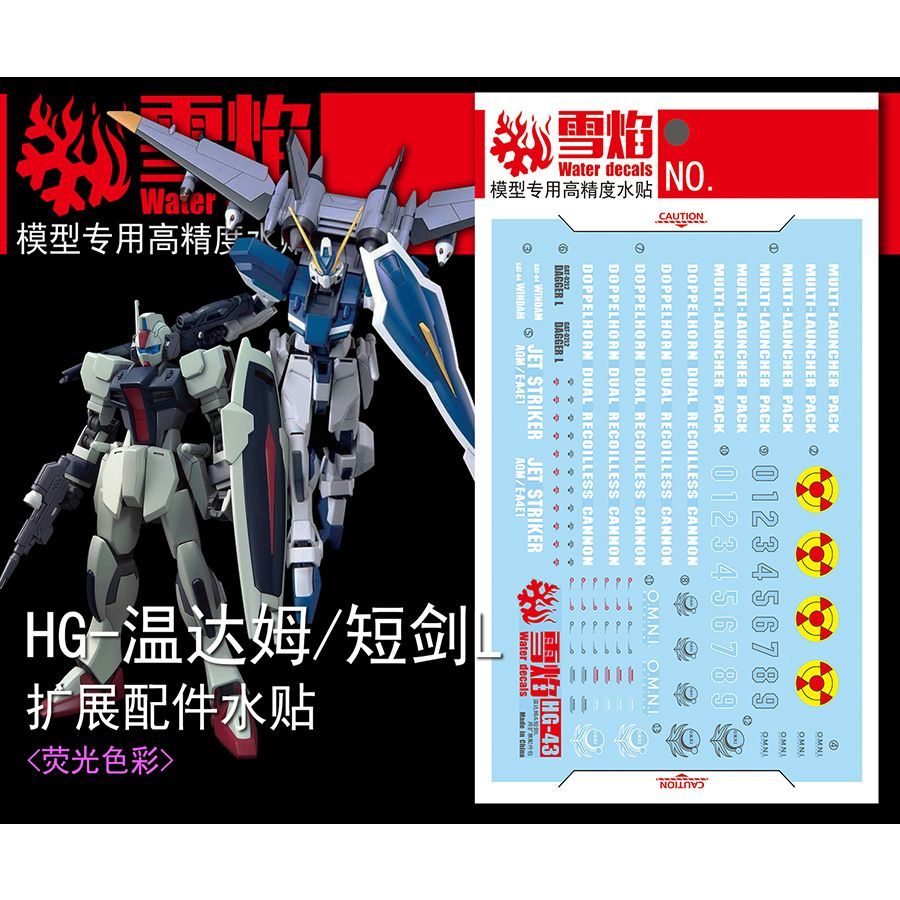 Model Kit Decals - Calcomanías de Alta Precisión Fluorescentes para