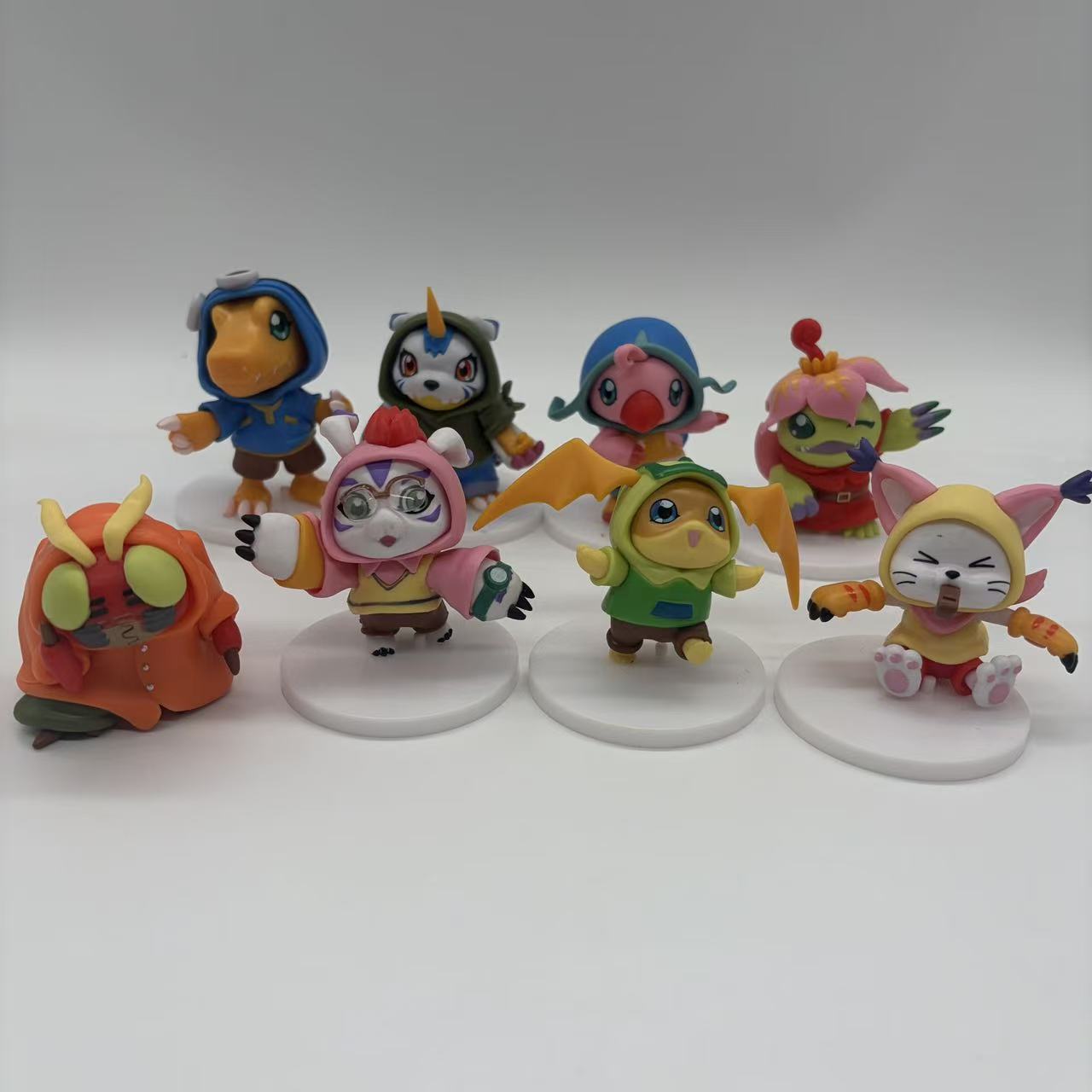 Model Kit Digimon - Alta calidad 8 unids/set Anime Digital