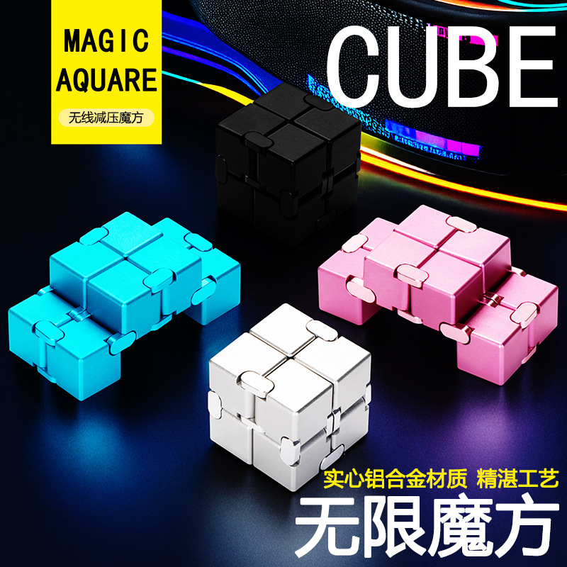 Model Kit Infinite Dimension - Cubo de Rubik Infinito de Metal,