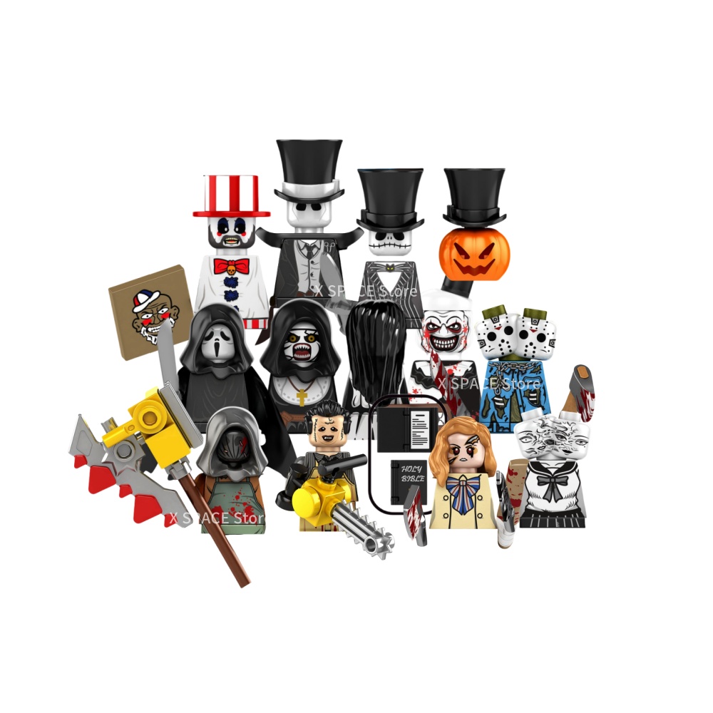 Serie de películas de terror A - Model Kit Vs Lego reseña y precio