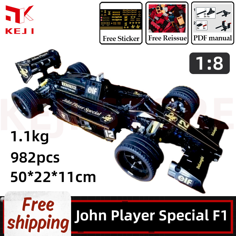 KEJI-Juego de bloques de const - Model Kit Formula 1 reseña y precio