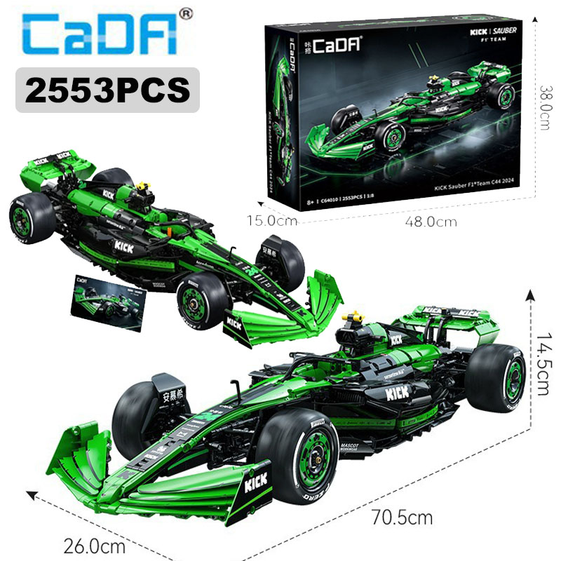 Cada 1:8 MOC Sauber F1 equipo  - Model Kit Formula 1 reseña y precio