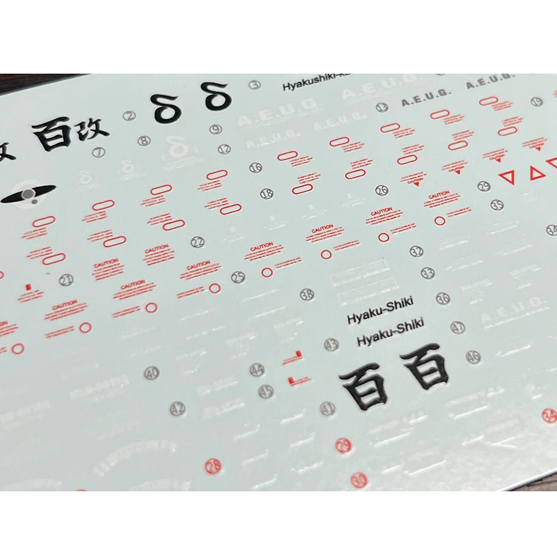 Modelo de calcomanías de tobog - Model Kit Decals reseña y precio