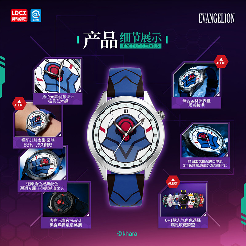 Reloj LDCX Evangelion WEART, r - Model Kit Eva 00 reseña y precio